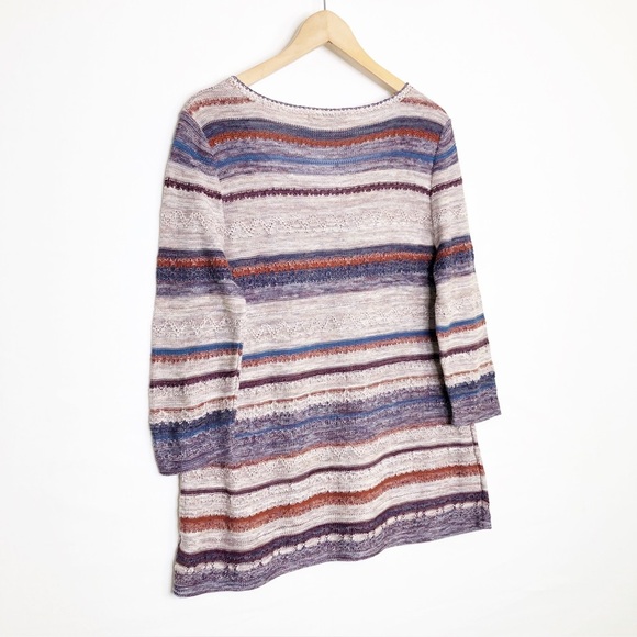 Peruvian connection, V-neck, cotton pullover sweater - Picture 5 of 9